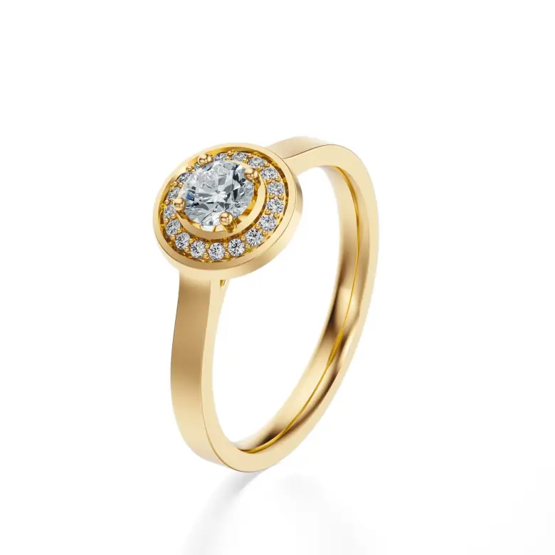 Pierścionek zaręczynowy z diamentami AJPZ_108